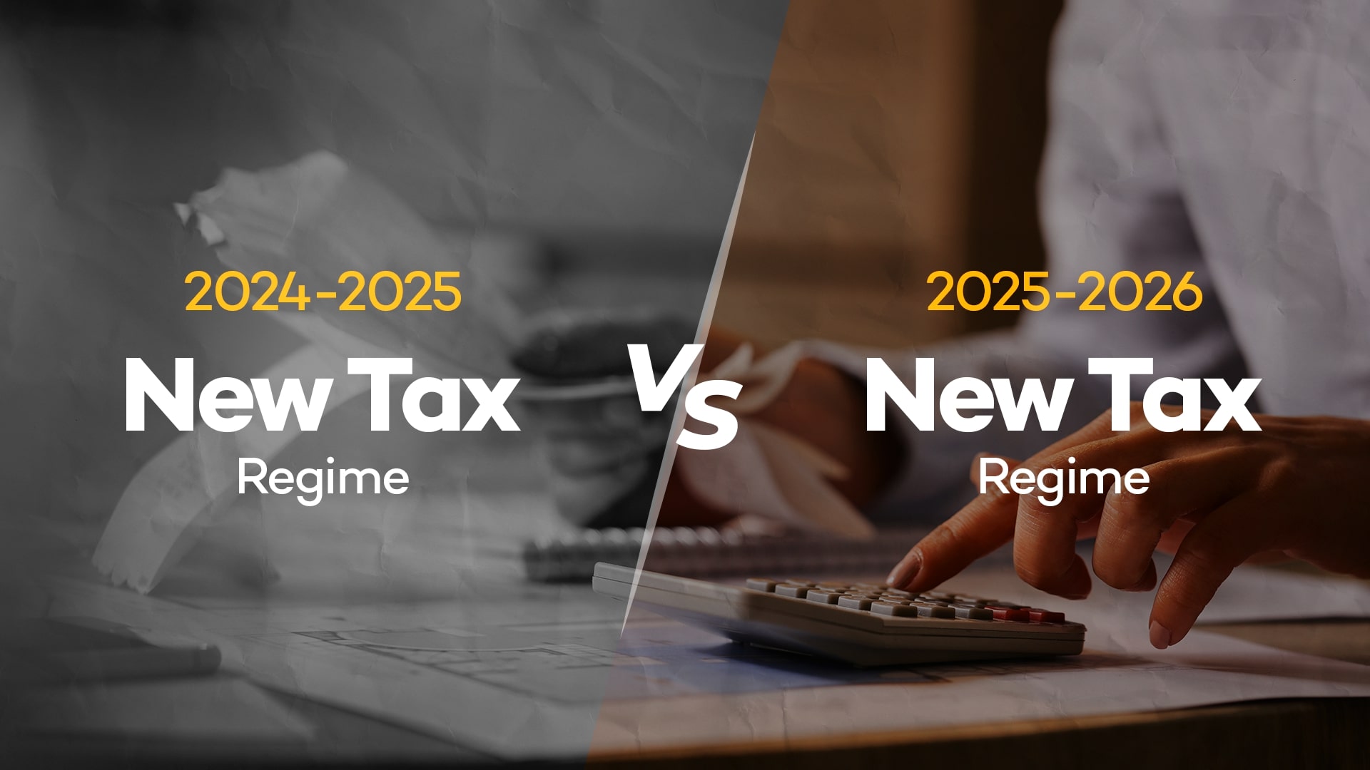 New tax Regime-FY 2024-25 Vs FY 2025-26